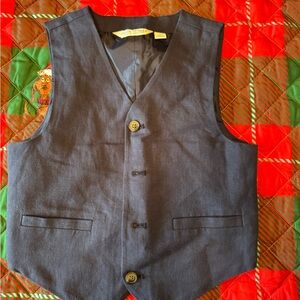 Janie and Jack Navy Vest